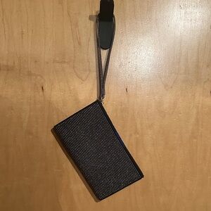 Rothy's Black Beaded Wristlet